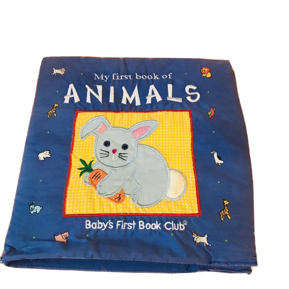 My First Book Of Animals Vintage 2002 Cloth Jacket Hardcover Rare Illustrated
